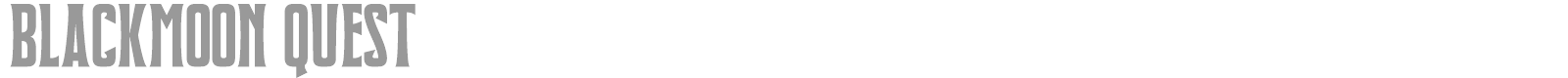 Blackmoon Quest font preview